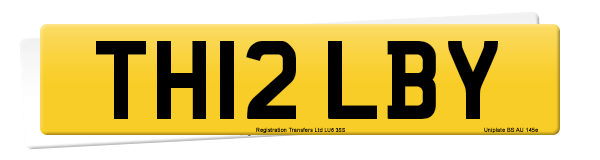 Registration number TH12 LBY